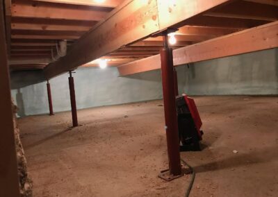 Spray foam for crawl space