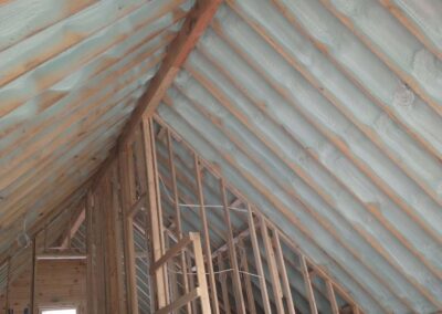 Spray foam roof